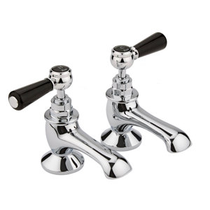 Hudson Reed Topaz 2 Piece Bath Tap Set with Hexagonal Lever | Wayfair.co.uk